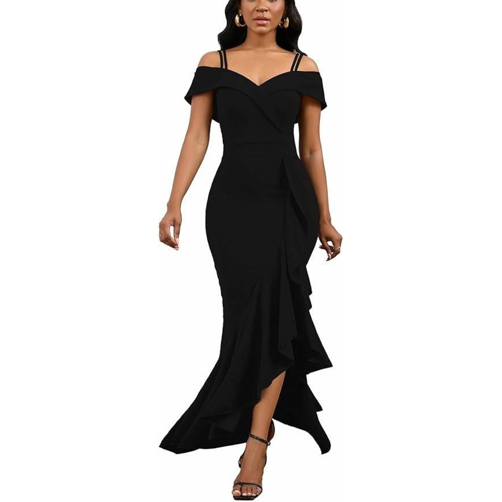 MSRP‎ $52 TDiooCor Women's S Sexy Elegant Formal Dress Sleeveless Wedding Gues